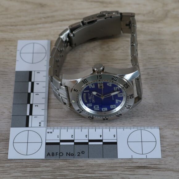 Invicta Men's Day Date Watch – Pre-Owned, New Battery, Round, Blue - Picture 9 of 10